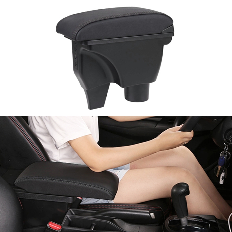 

Car Modification Center Armrest Box for Toyota Vios 2014-2020 (Black)