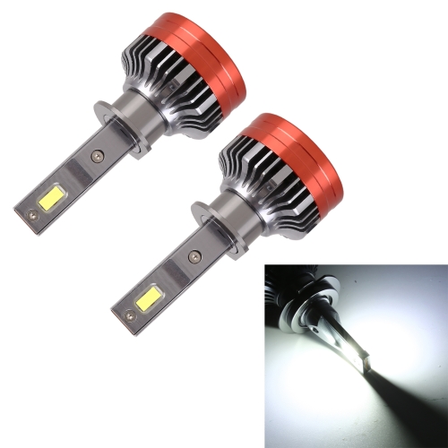 

K10 1 Pair H1 DC12V / 65W / 6000K / 6500LM Car LED SMD-3750 Lamp Bead Headlight