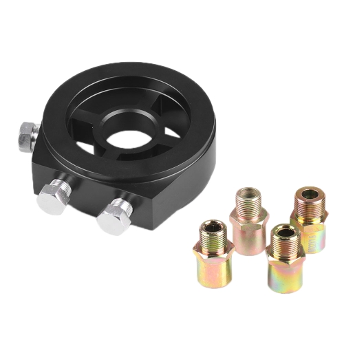 

Car Modification Oil Temperature and Oil Pressure Gauge Adapter (Black)