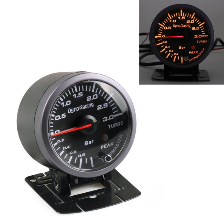 

60mm Car Modified 0-3bar Turbocharged Instrument with Bracket