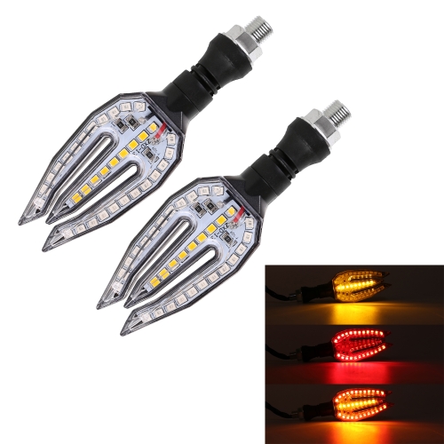 

Motorcycle Turn Signal Light DC12V 1W 33LEDs SMD-3528 Lamp Beads (Red Light)