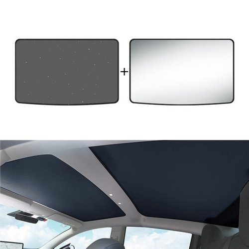 Sunshade de toit de voiture, style: fenêtre avant pour Tesla Model 3 (ciel  étoilé)