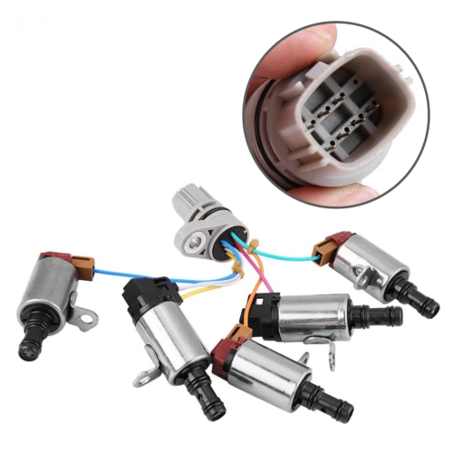 

5 in 1 Car Gearbox Valvebody Solenoids with Wiring Harness 28500-PRP-004 for Honda