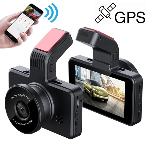 

D903 3 inch Car Ultra HD Driving Recorder, Single Recording + GPS + WIFI + Gravity Parking Monitoring + Lane Deviation Warning