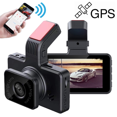 

D905 3 inch Car Ultra HD Driving Recorder, Single Recording + GPS + WIFI + Gravity Parking Monitoring + Lane Deviation Warning