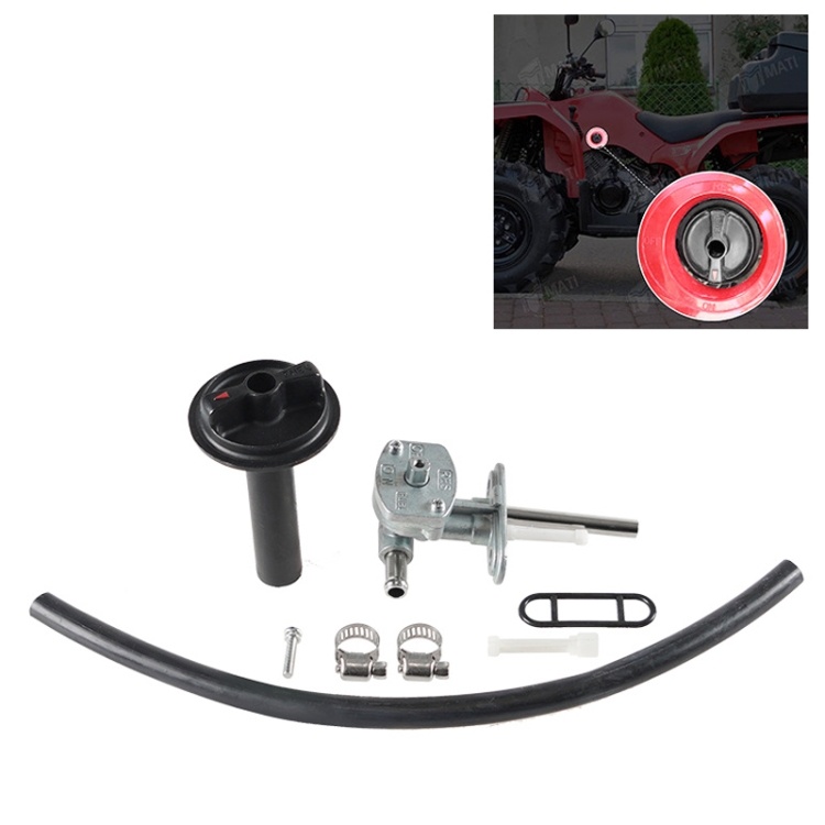 

Motorcycle Fuel Cock Petcock Assy and Lever for Yamaha Grizzly 350 660YFM350 660 5KM-24500