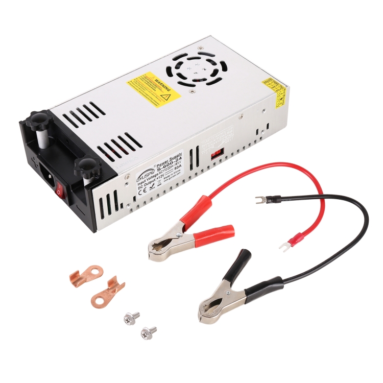 

S-600-24 DC24V 600W 25A DIY Regulated DC Switching Power Supply Power Inverter with Clip