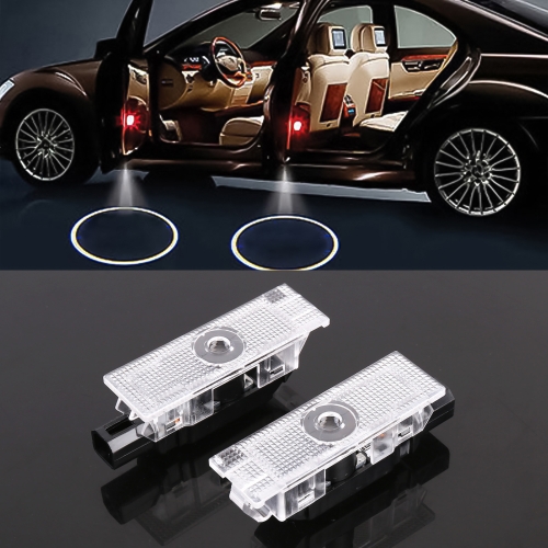 2 PCs XD-D01 Auto 3D-Tür Logo Lichter Marke Schattenlichter für Dodge  Challenger Scat Pack