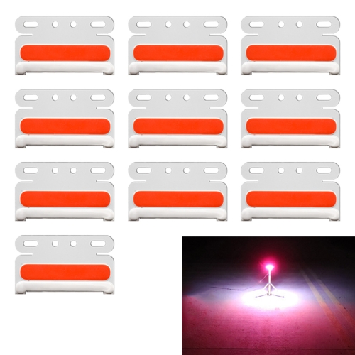 

10 PCS ZS-7009 DC24V Waterproof Car / Truck Side Marker Indicator Lights Bulb Lamp(Red Light)