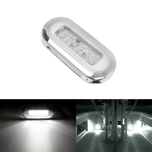 

5 PCS MK-056 Ship / Yacht 3 inch 12V LED Waterproof Stainless Steel Underwater Light (White Light)