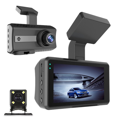 

Front and Rear Dual Camera HD InfraredNight Vision Car Dash Cam Driving Recorder