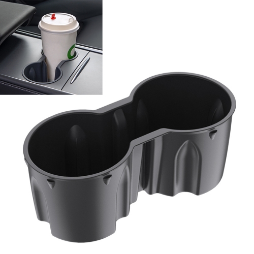 SHUNWEI SD-1054 Car Water Cup Holder for Tesla Model 3 / Y(Black)