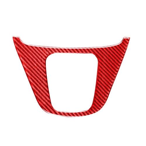 

For Honda CRV 2007-2011 Carbon Fiber Car Gear Panel Frame Decorative Sticker,Left and Right Drive Universal (Red)