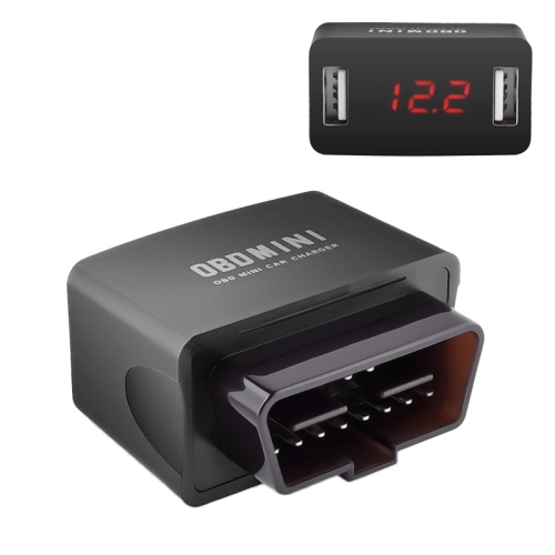 

Mini Dual USB Charger Adapter Car OBD Charging Socket