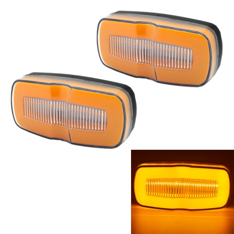 

2 PCS MK-190 Truck LED Side Marker Light (Yellow Light)
