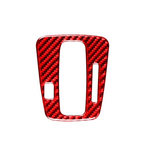 

For Honda CRV 2007-2011 Carbon Fiber Car Gear Indicator Frame Decorative Sticker,Right Drive (Red)