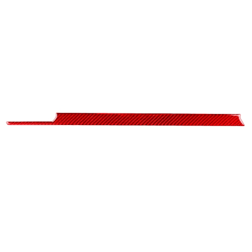 

For Honda CRV 2007-2011 Carbon Fiber Car Co-pilot Center Control Trim Decorative Sticker,Right Drive (Red)