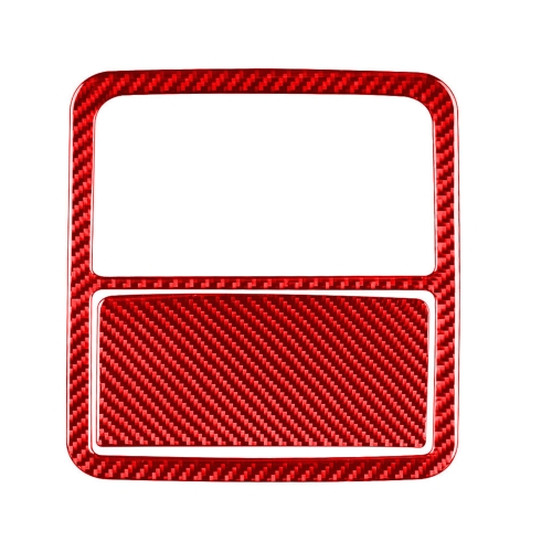 

Car Carbon Fiber Front Reading Light Panel Decorative Sticker for Toyota RAV4 2006-2013, Left and Right Drive (Red)