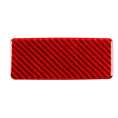 

Car Carbon Fiber Rear Ashtray Panel Decorative Sticker for Infiniti Q50 2014-2020, Left and Right Drive(Red)