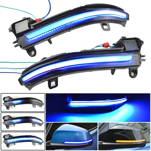 

1 Pair For BMW 3 Series F20 Car Dynamic LED Turn Signal Light Rearview Mirror Flasher Water Blinker