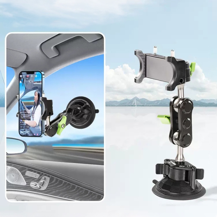 

UBA01 Universal Hand Car Mobile Phone Suction Cup Bracket without Remote Control