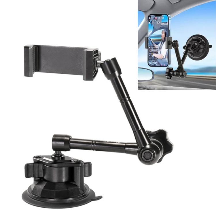 

VMA-03 360-degree Rotating Car Suction Cup Mobile Phone Bracket without Remote Control