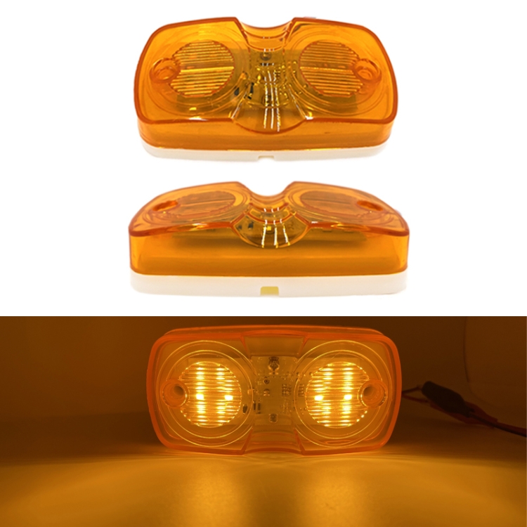 

2pcs MK-106 Truck 12LEDs Side Marker Light (Yellow Light)