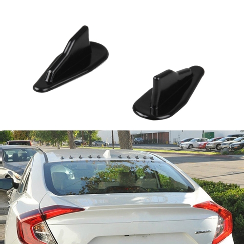 Universal Car Roof Shark Fin Decorative Sticker Carbon Fiber Decors Accessories 