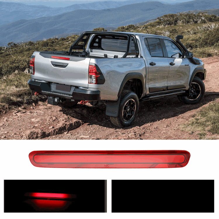 DC1014V 36LEDs SMD2835 Car Long High Position Brake Light for Toyota Hilux Revo 20182020(Red)