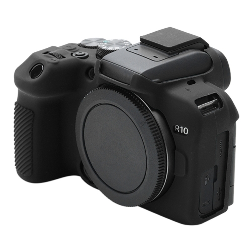 

For Canon EOS R10 Soft Silicone Protective Case (Black)