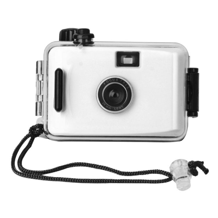 

SUC4 5m Waterproof Retro Film Camera Mini Point-and-shoot Camera for Children (Black White)