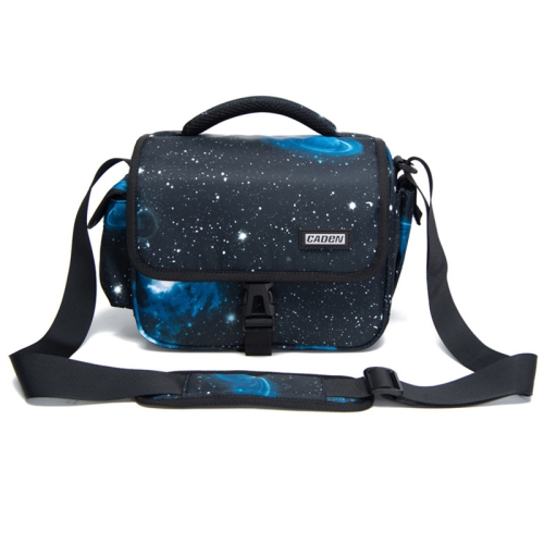 

CADEN D27 Portable Digital Camera Bag With Strap, Size: 24x19x14cm(Star Blue)(Blue)