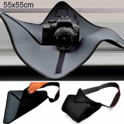 

Shockproof Neoprene Bag Magic Wrap Blanket for Canon / Nikon / Sony Camera Lens, Size: 55 x 55cm