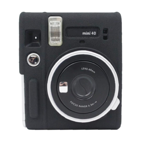 

Soft Silicone Protective Case for Fujifilm Instax mini 40 (Black)