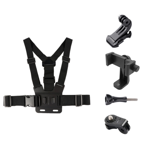 

Adjustable Body Mount Belt Chest Strap with Phone Clamp & S-type Adapter & J Hook Mount & Long Screw for GoPro Hero11 Black / HERO10 Black / HERO9 Black / HERO8 Black / HERO7 /6 /5 /5 Session /4 Session /4 /3+ /3 /2 /1, Insta360 ONE R, DJI Osmo Action and