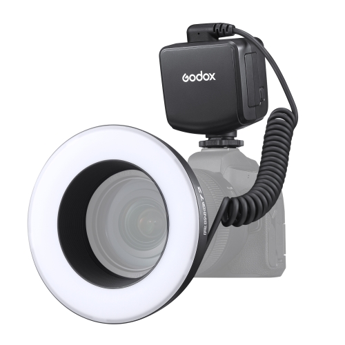 

Godox Ring72 Macro Ring 48 LED Flash Light with 8 Different Size Adapter Rings(Black)