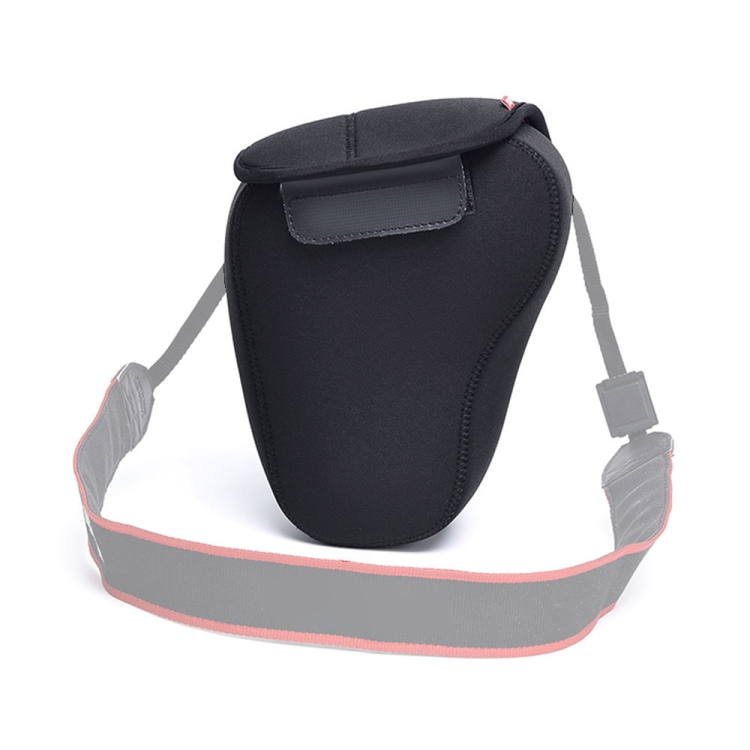 

CADeN H6 Shockproof Waterproof Camera Liner Neoprene Bag Case, Size: 14 x 9.5 x 18cm (Black Red)
