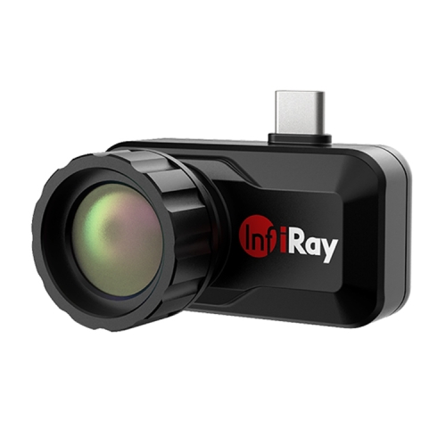 InfiRay T3 Phone Infrared Thermal Imager Monocular Hunting Detector Night Vision Camera(Black)