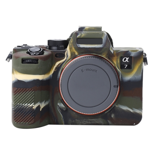 

Soft Silicone Protective Case for Sony A7 IV (Camouflage)