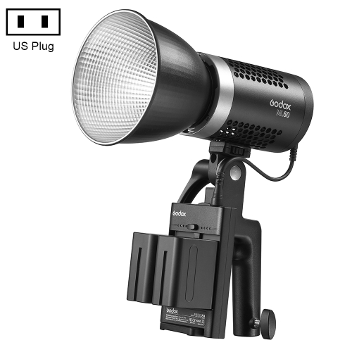 

Godox ML60 60W LED Light 5600K Video Studio Flash Light(US Plug)