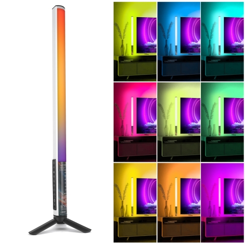 LUXCeO Mood1 50cm RGB Colorful Atmosphere Rhythm LED Stick Handheld Video Photo Fill Light with Tripod