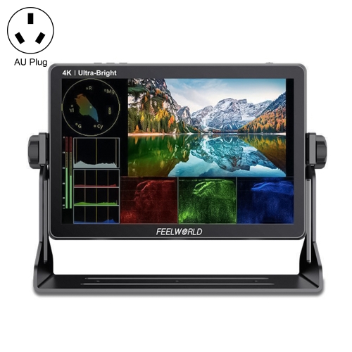 

FEELWORLD LUT11S 10.1 inch Ultra High Bright 2000nit Touch Screen DSLR Camera Field Monitor, 3G-SDI 4K HDMI Input Output 1920 x 1200 IPS Panel(AU Plug)