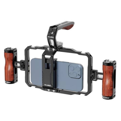 

YELANGU LW-B01 Vlogging Live Broadcast Smartphone Video Rig Handles Stabilizer Kits