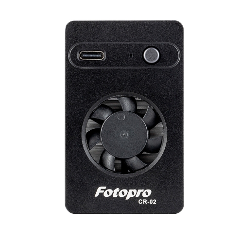 

Fotopro CR-02 Camera Cooling Fan Cooler Heat Sink (Black)