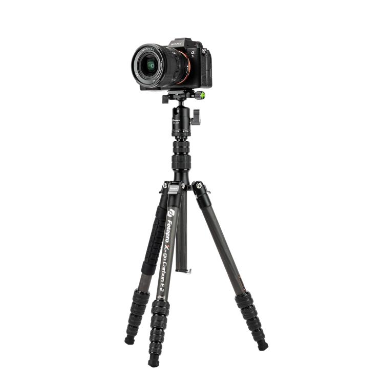 

Fotopro X-go Carbon E 2 5-Section Carbon Fiber 2 in 1 Tripod Monopod (Black)