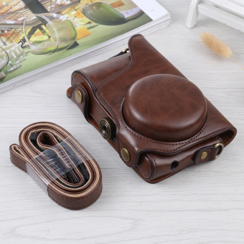 Full Body Camera PU Leather Case Bag with Strap for Samsung Galaxy Camera EK-GC100 / EK-GC110 / EK-GC200(Coffee) durable a c carbon brush confirm the item gws high quality compatible with metal monitor package content metal no