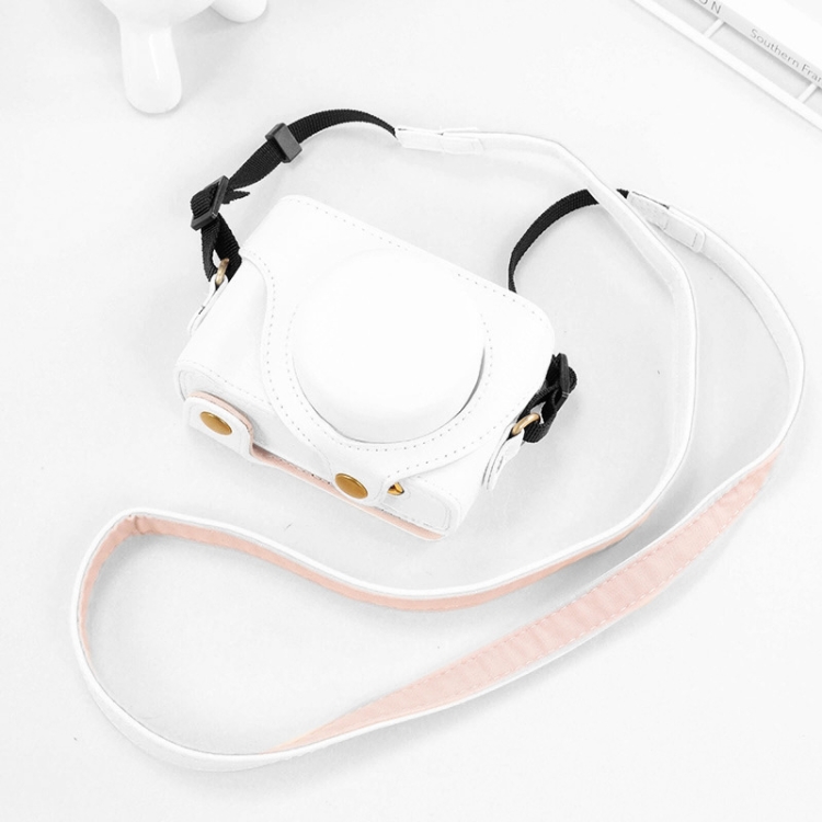 BolinUS プレミアム PU レザー フルボディ カメラ ケース バッグ カバー ソニー ZV 1 ZV1 用 ネックストラッ 並行輸入品