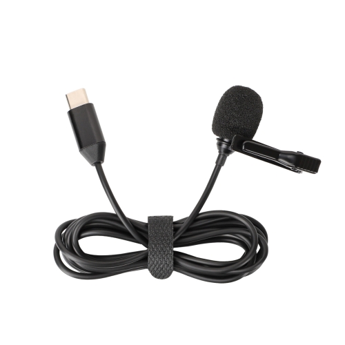 

For Insta360 X4 Sunnylife Lavalier Clip Type-C Recording Microphone (Black)