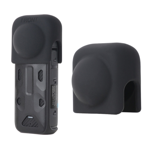 

For Insta360 X4 Lens Guard Silicone Protective Cover (Black)