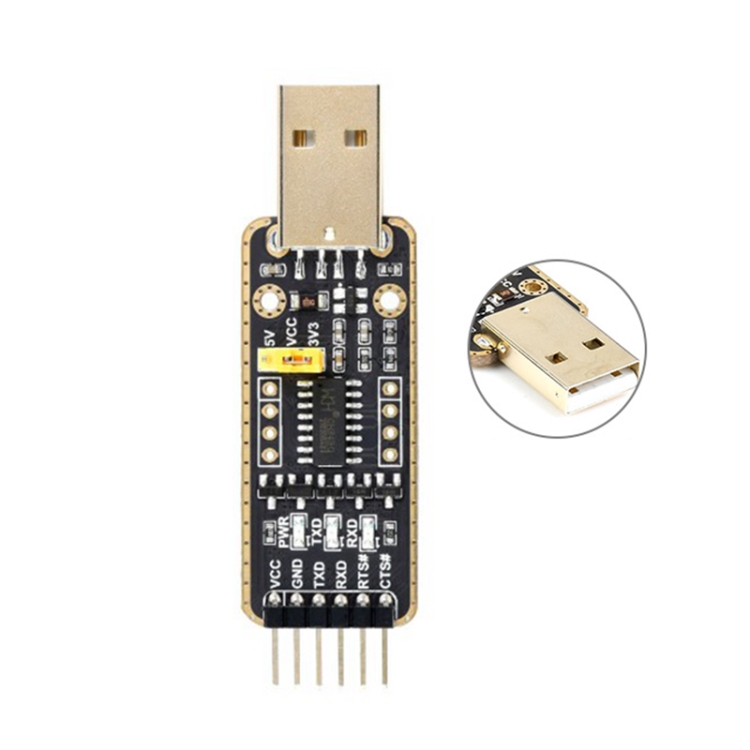

Waveshare USB-A to UART High Band Rate Transmission Module Connectors